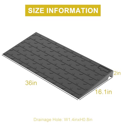 Heavy Duty Rubber Threshold Ramp