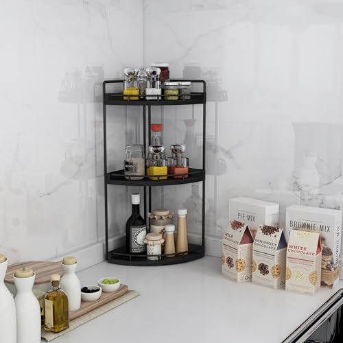 3 Tier Corner Bathroom Organizer Countertop for Storage