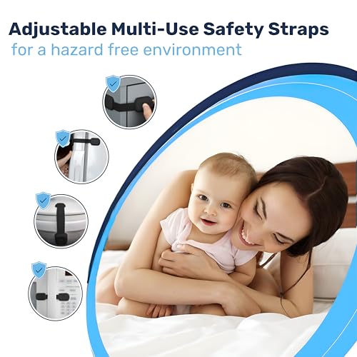 3M Adhesive Child Safety Strap Locks by Baby Proof Me