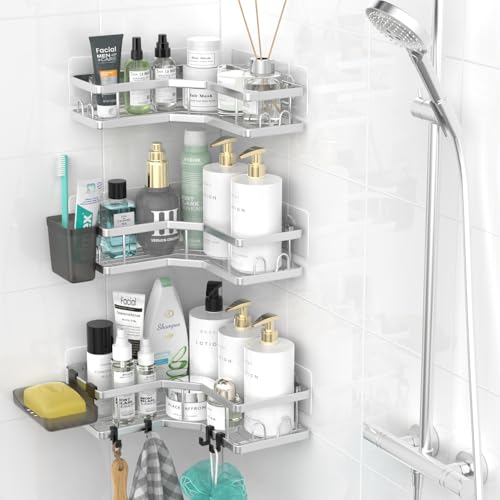 Corner Shower Caddy Organizer Shelf