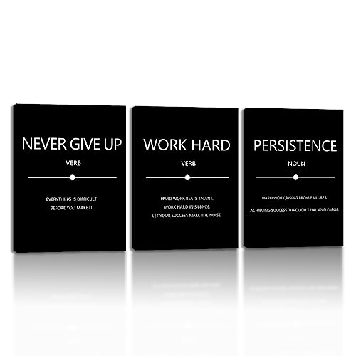 Motivational Office Wall Art