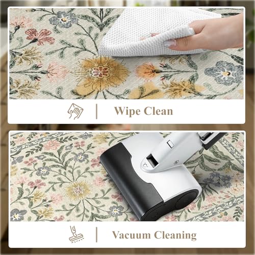 Modern Floral Kitchen Mats