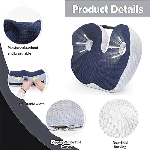 Seat Cushion Seat Cushion for Sit Bone and Back Pain Relief