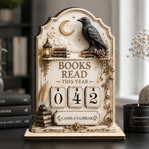 Personalized Books Read This Year Counter