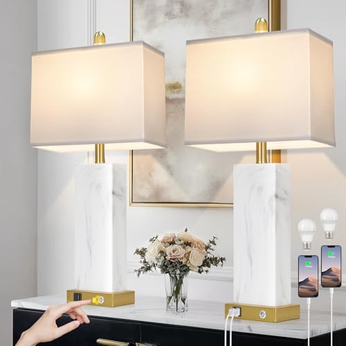 Ceramic Table Lamp Set ot 2