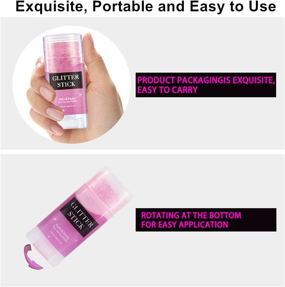 Face Hair Body Glitter Stick