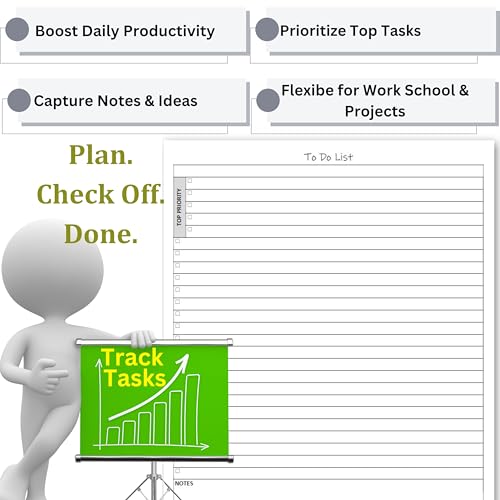 To Do List Notepads for Work