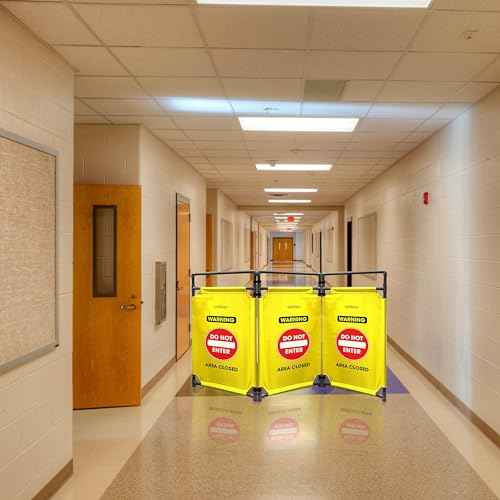 Do Not Enter" Foldable Safety Barricade
