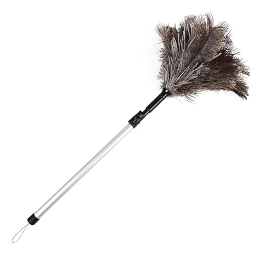 Extendable White Lambswool Duster