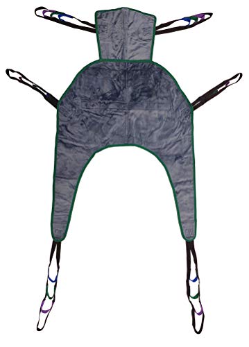 Universal Divided Leg Patient Lift Sling with Headrest