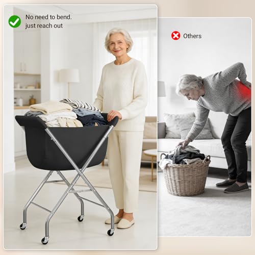 Laundry Cart with Wheels