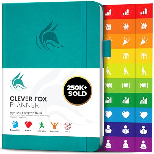 Planner Undated Weekly & Monthly Planner for Productivity
