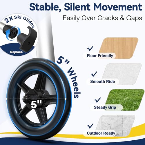 Standard Walker with Wheels