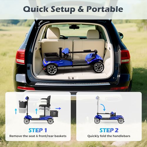Foldable Mobility Scooter for Adults