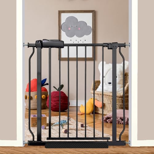 Extra Wide Baby & Dog Gates Indoor for Stairs and Doorways