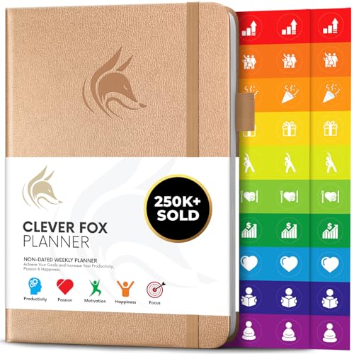 Planner Undated Weekly & Monthly Planner for Productivity