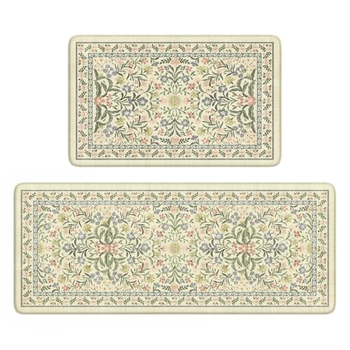 Modern Floral Kitchen Mats