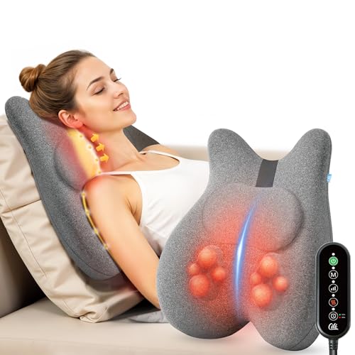 Heated Lumbar Support Pillow for Office Chair