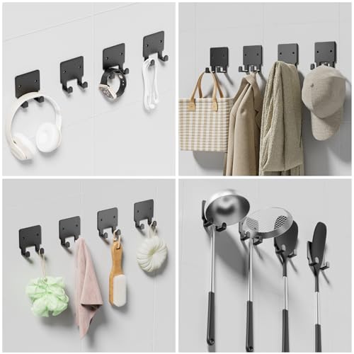 Key Holder for Wall Key Hooks with Tray and 6 Hooks