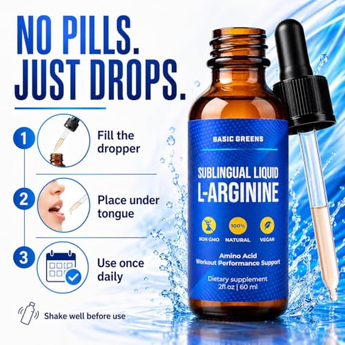L Arginine 3000mg Nitric Oxide Supplement Vegan Capsules Performance 90Caps