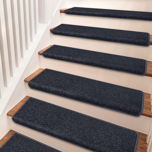 Bullnose Carpet Stair Treads for Wooden Steps Indoor Non Slip