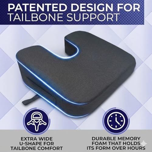YogiBum Seat Cushion for Lower Back Relief