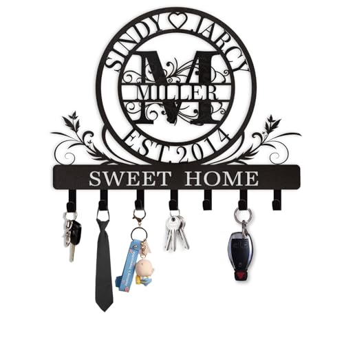 Personalized Key Holder for Wall