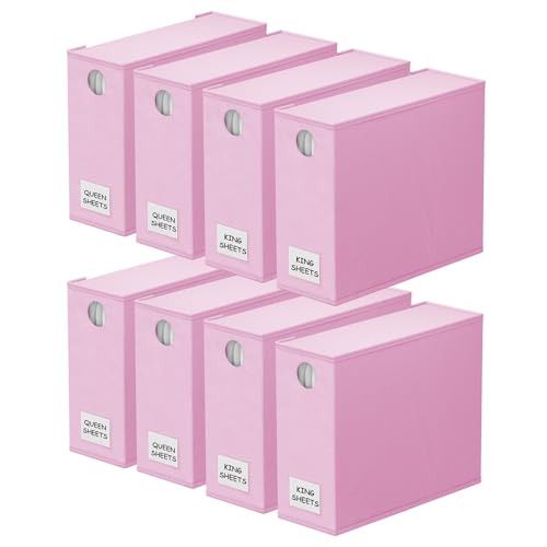 8 Pack Bed Sheet Organizers and Storage