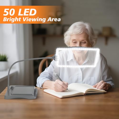 Magnifying Glass with Light and Stand