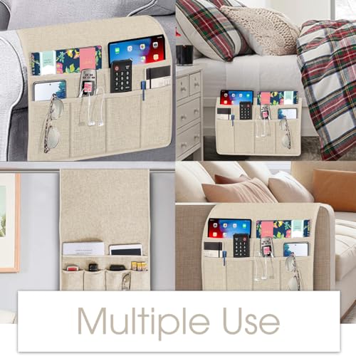 Remote Control Holder Armchair Caddy Armrest Organizer