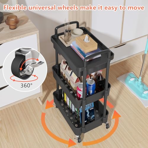 Utility Cart with Drawer & Wheels