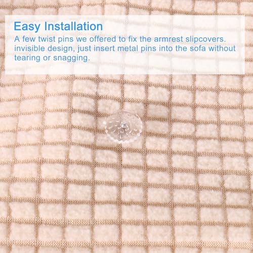 Stretch Armrest Covers Sand