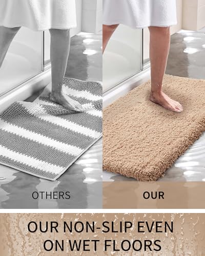 Fluffy Absorbent Bathroom Rug