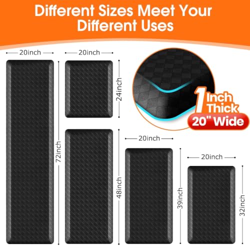 1” Thick Kitchen Mats