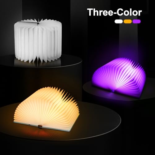 Decorative LED Book Light with Embossed Design