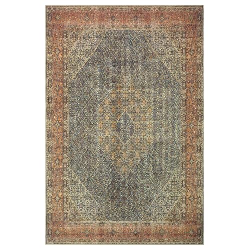 Machine Washable Area Rug with Non