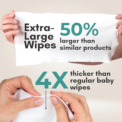 Nurture XL Ultra Thick Body Wipes No Rinse Adult Bathing Cloths