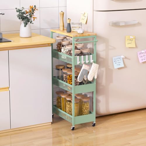 Slim Rolling Utility Cart