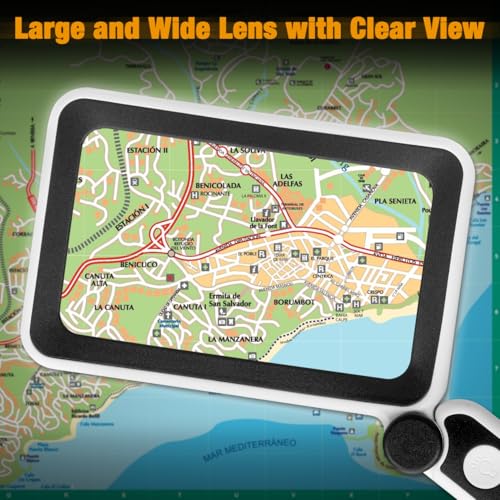 Rechargeable Magnifying Glass with Light for Reading