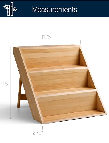 Bamboo Expandable Spice Rack Organizer