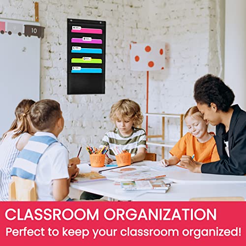 Heavy Duty Storage Pocket Chart for Classroom and Office