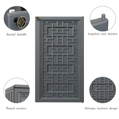 Waterproof Indoor Outdoor Storage Cabinet with Shelf