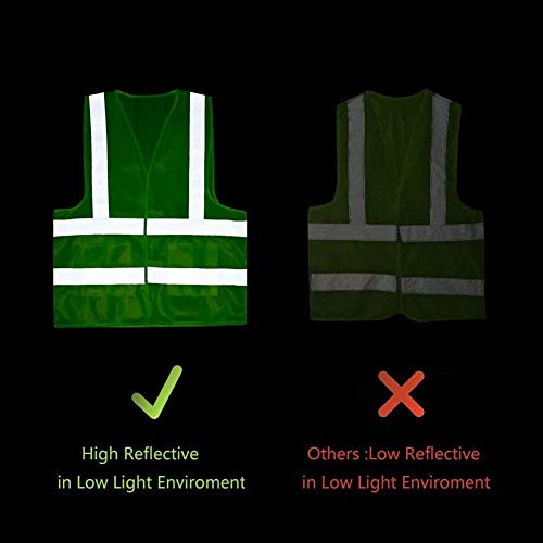 High Visibility Safety Vest 10 Pack