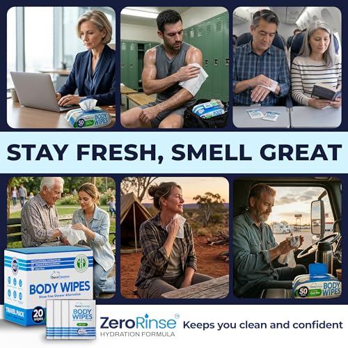 Body Wipes for Adults Bathing