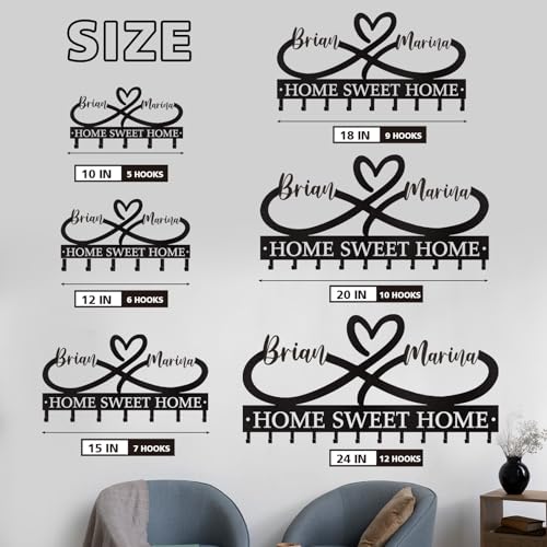 Personalized Key Holder for Wall