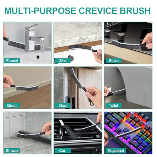 Crevice Cleaning Brush for Bathroom Kitchen