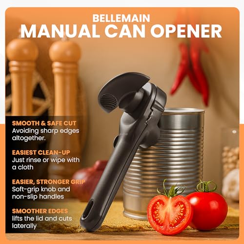 Safe Cut Stainless Steel Ergonomic Can Opener