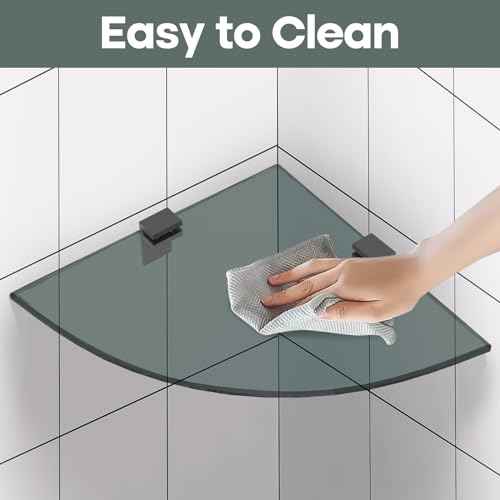 2 Pack Glass Shelf Shower Caddie