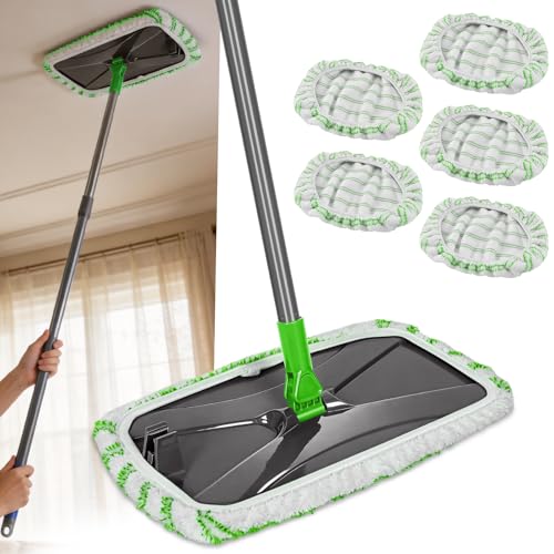 Flat Mop with Stainless Steel Handle
