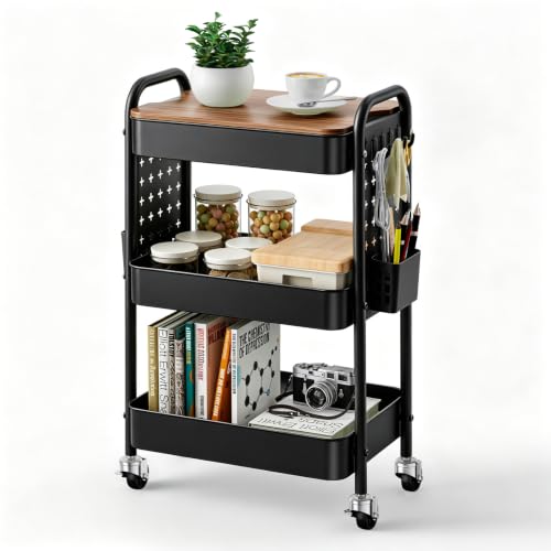 Utility Rolling Cart with Table Top